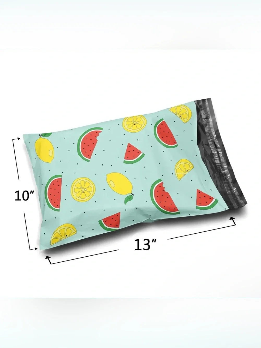 Poly Mailer Bags 10 x 13 Watermelons & Lemons Set of 25